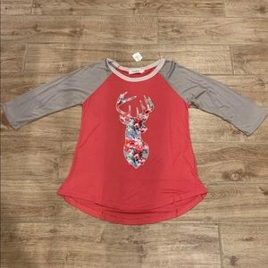 Deer ¾ length top